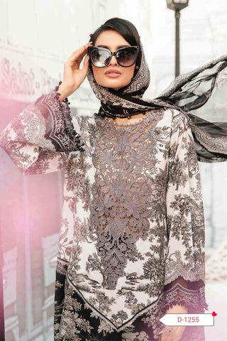 Maria B. LAWN Suit With CHIFFON Dupatta