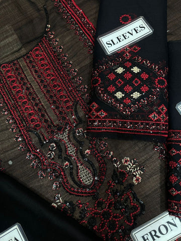 BRAND…NOORMA KAAMAL | CHIFFON Suit With MALAI Trouser