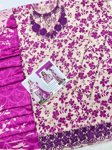 Fabric Fine Quality ;Linen 3pc