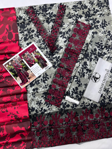 Fabric Fine Quality ;Linen 3pc