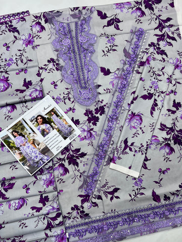 Fabric Fine Quality ;Linen 3pc