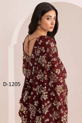 JAZMIN | CHIFFON Saree With SATIN SILK Trouser