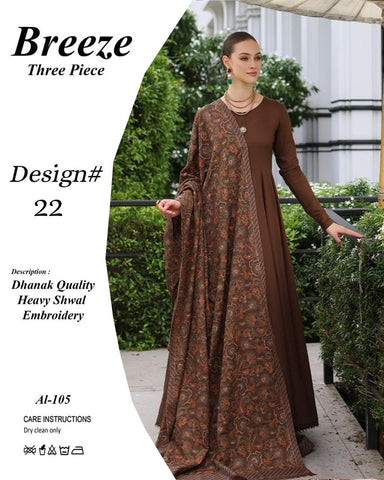 Fancy Winter Collection 2025 | Fabric Best Quality DHANAK 100*100 3pc