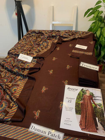 Fancy Winter Collection 2025 | Fabric Best Quality DHANAK 100*100 3pc