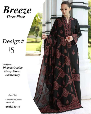 Fancy Winter Collection 2025 | Fabric Best Quality DHANAK 100*100 3pc