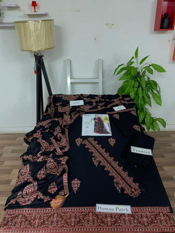 Fancy Winter Collection 2025 | Fabric Best Quality DHANAK 100*100 3pc