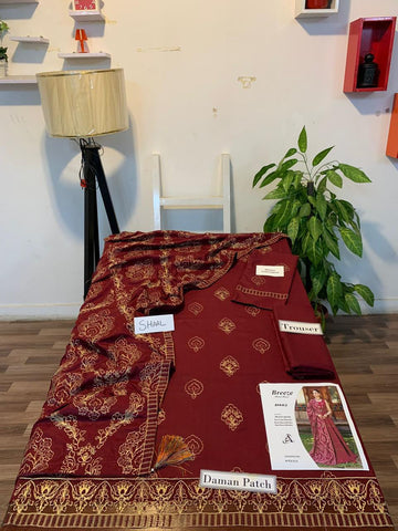 Fancy Winter Collection 2025 | Fabric Best Quality DHANAK 100*100 3pc