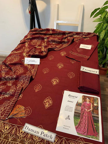 Fancy Winter Collection 2025 | Fabric Best Quality DHANAK 100*100 3pc