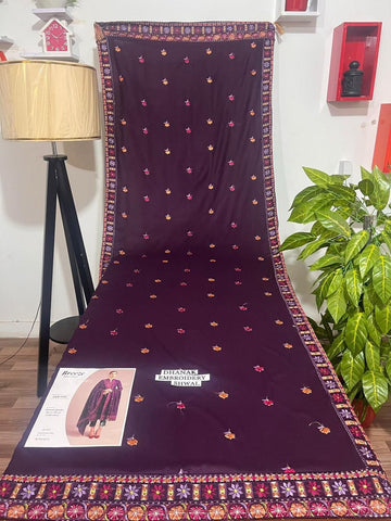 Fancy Winter Collection 2025 | Fabric Best Quality DHANAK 100*100 3pc