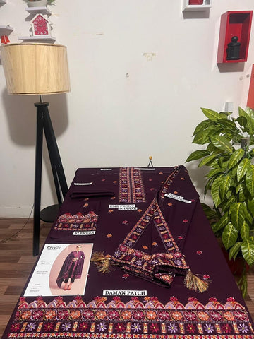 Fancy Winter Collection 2025 | Fabric Best Quality DHANAK 100*100 3pc