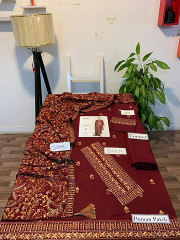 Fancy Winter Collection 2025 | Fabric Best Quality DHANAK 100*100 3pc