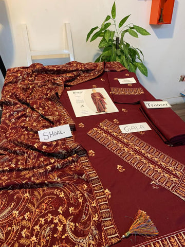 Fancy Winter Collection 2025 | Fabric Best Quality DHANAK 100*100 3pc