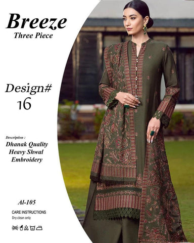 Fancy Winter Collection 2025 | Fabric Best Quality DHANAK 100*100 3pc