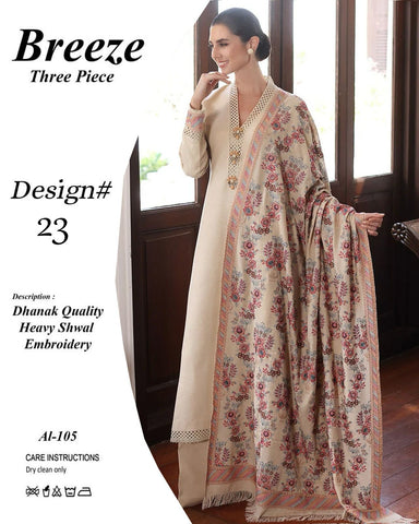 Fancy Winter Collection 2025 | Fabric Best Quality DHANAK 100*100 3pc