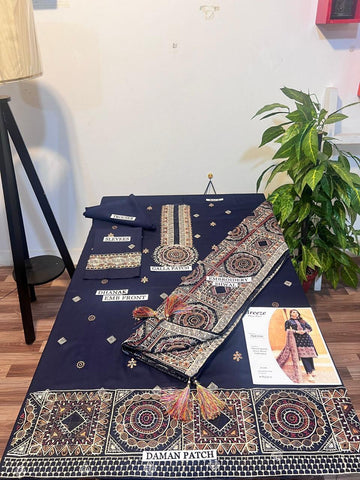 Fancy Winter Collection 2025 | Fabric Best Quality DHANAK 100*100 3pc