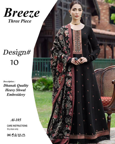 Fancy Winter Collection 2025 | Fabric Best Quality DHANAK 100*100 3pc