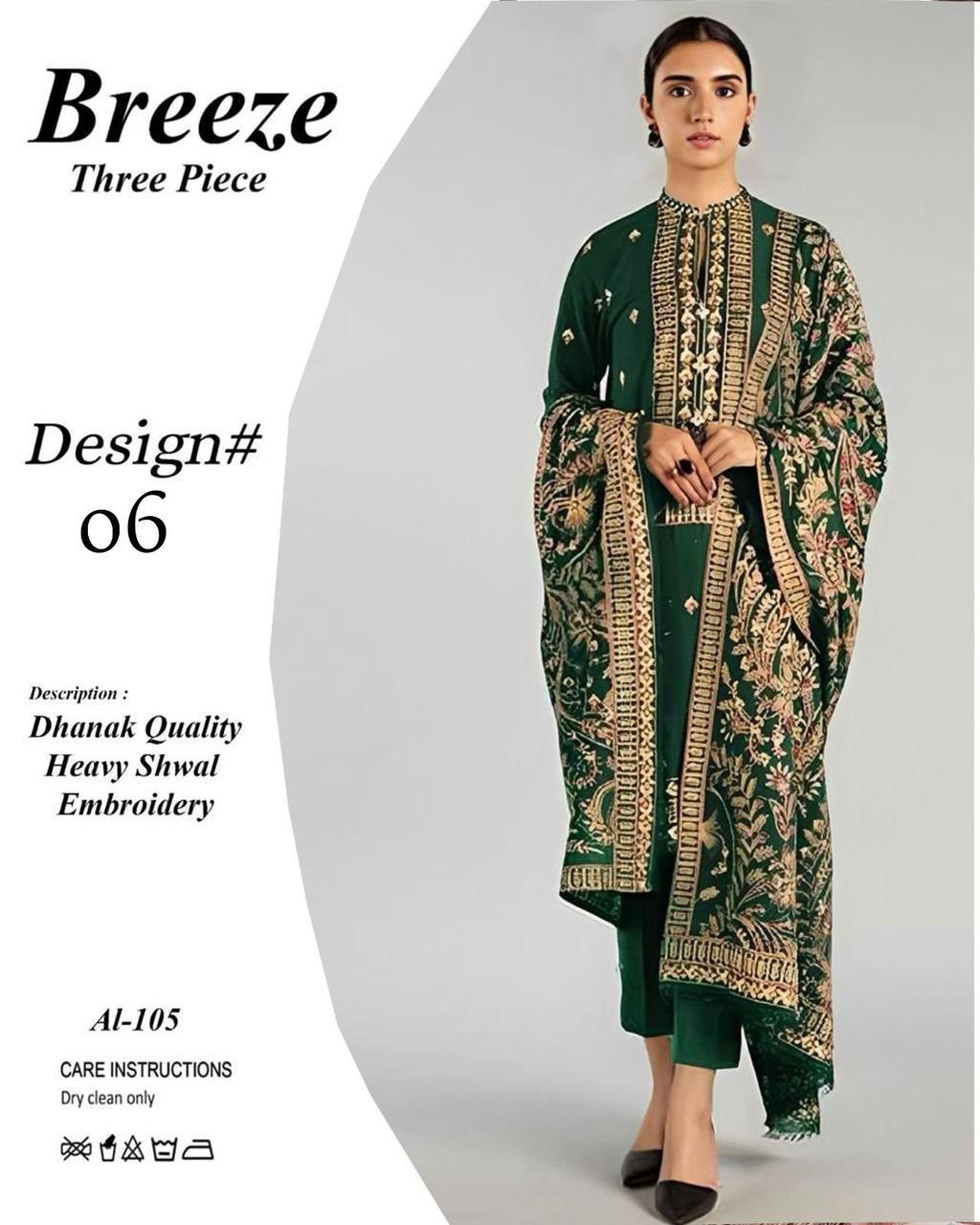 Fancy Winter Collection 2025 | Fabric Best Quality DHANAK 100*100 3pc