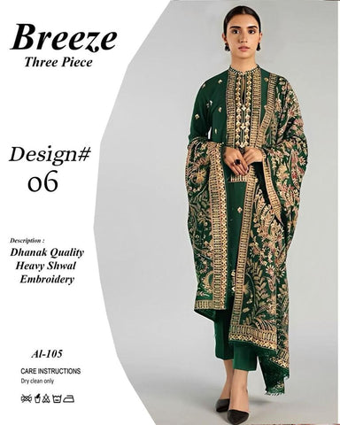 Fancy Winter Collection 2025 | Fabric Best Quality DHANAK 100*100 3pc