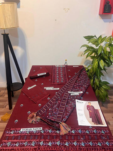 Fancy Winter Collection 2025 | Fabric Best Quality DHANAK 100*100 3pc