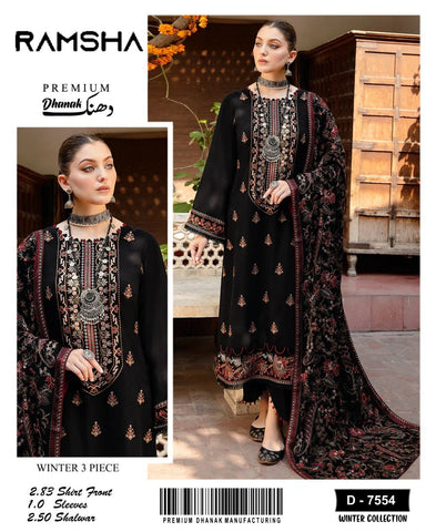 Dhanak 3pc Luxury winter Collection