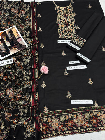 Dhanak 3pc Luxury winter Collection