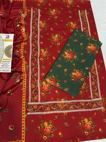 Bana-Dora Karandi | 3 PC Embroidery Suites