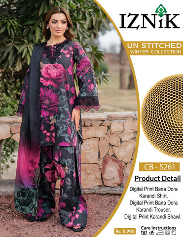 Bana-Dora Karandi | 3 PC Embroidery Suites