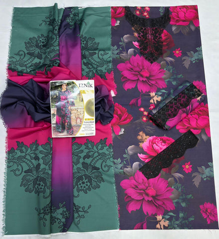 Bana-Dora Karandi | 3 PC Embroidery Suites