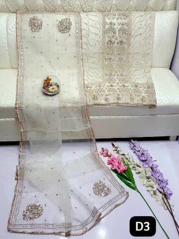 Swarovski Pearl's with Aari & Sequence & Special Lcd Rose Gold Gotta Work

2Pc Shirt & Duppata